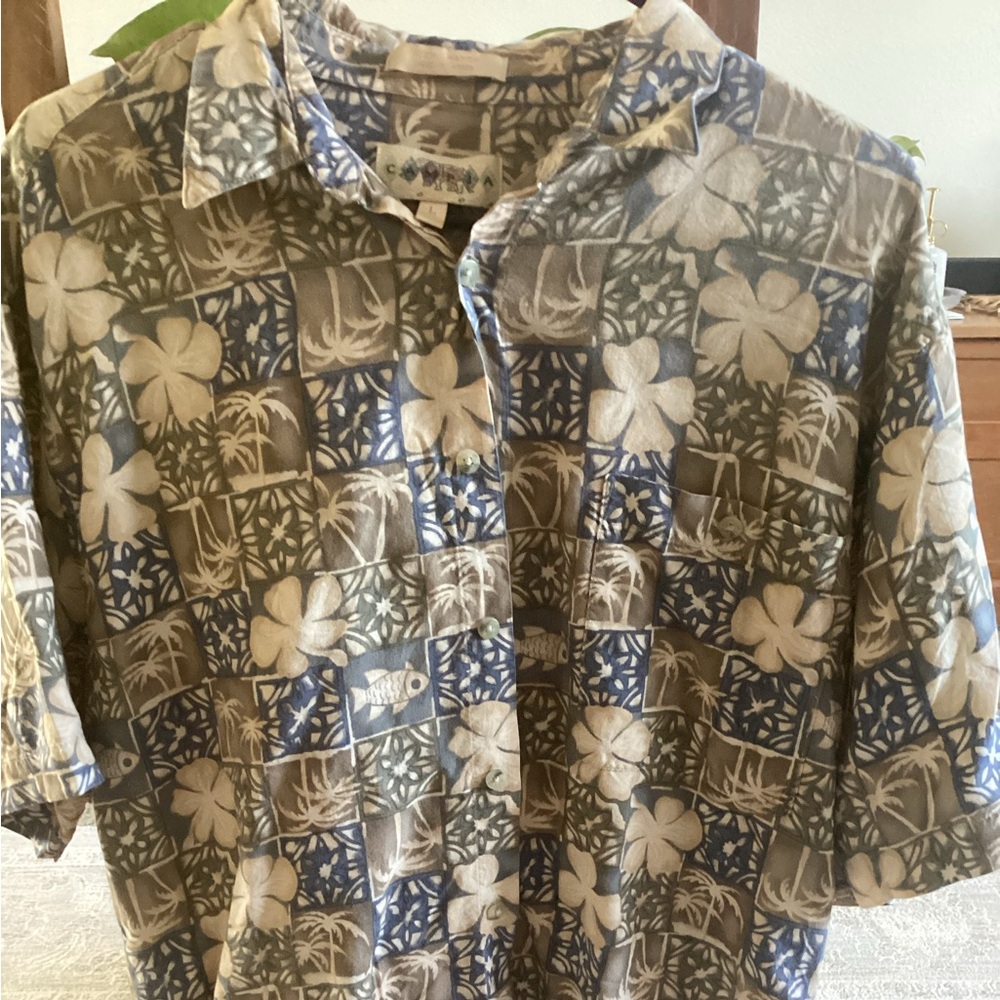 Compia Moda Tropical Print Men's Casual Shirt